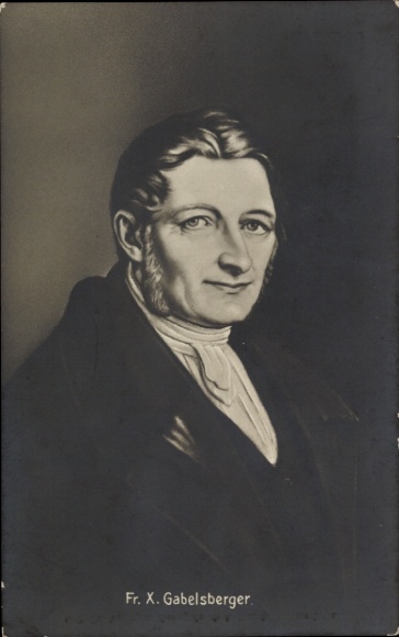 KP Stenograf Franz Xaver Gabelsberger, Portret