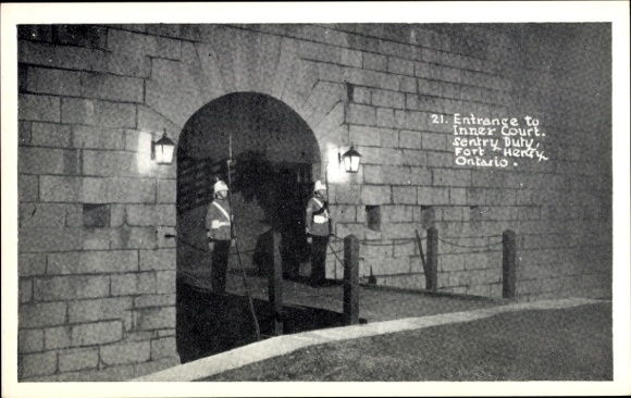 PC Ontario Canada, Entrance to Inner Court, Sentry Duty