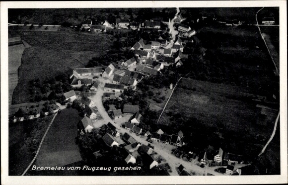 Ansichtkaart Bremelau Münsingen in Württemberg, luchtfoto