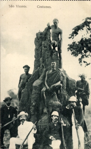 Ak São Vicente Cabo Verde Kap Verde, Einheimische, Afrikaner, Gewehr