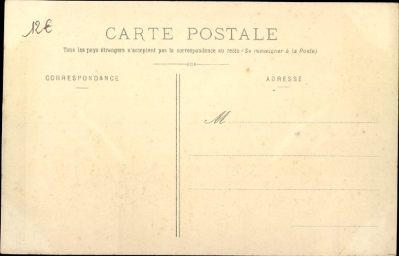 Postcard Aizenay Vendee, Entree in the Bourg par la Gare
