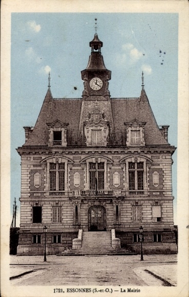 CPA Essonnes Essonne, Mairie