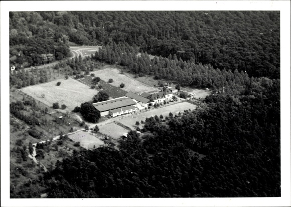 Fotokaart Budenheim am Rhein, luchtfoto van de stal Schäfer