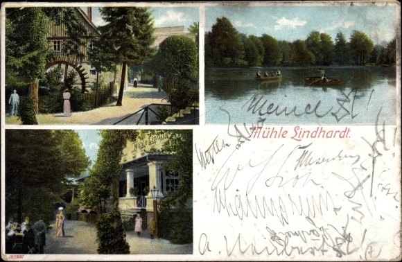 Ak Lindhardt Naunhof im Kreis Leipzig, Mühle Lindhardt