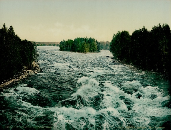 Photo Imatra Finland, river, rapids