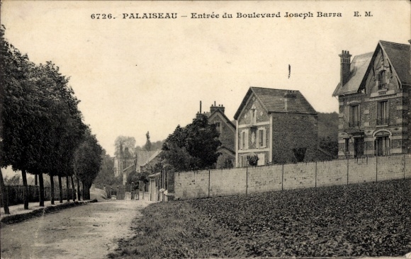 Ak Palaiseau Essonne, Entree du Boulevard Joseph Barra