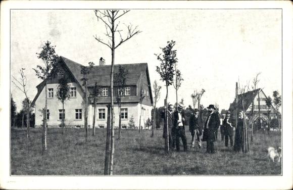 Postcard Dorfchemnitz in Central Saxony, war house of the King Friedrich August recreation center