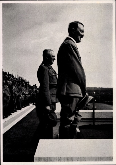 Collective picture Adolf Hitler, Reich Labor Leader Hierl, RAD, Reich Party Rally 1935, collective work 15 picture 31