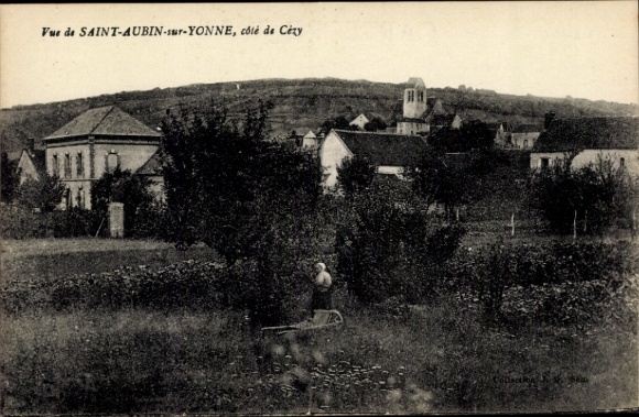 PC Saint Aubin sur Yonne, panorama, cote de Cezy
