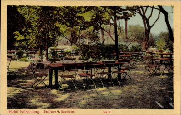 PC Hamburg Harburg Neugraben, Hotel Falkenberg, garden area