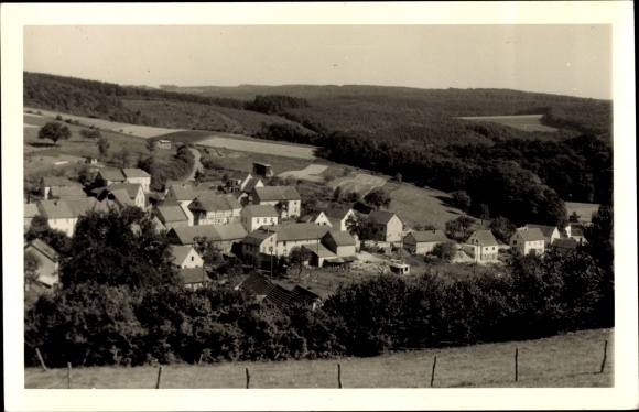 Photo Postcard Kausen Westerwald, view of the town and surrounding landscape