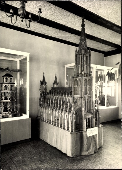PC Olbernhau in the Ore Mountains, house of home, fretwork Ulm Minster