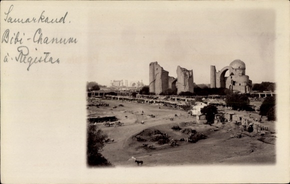 Photo Postcard Samarkand Samarkand Uzbekistan, Bibi-Khanum