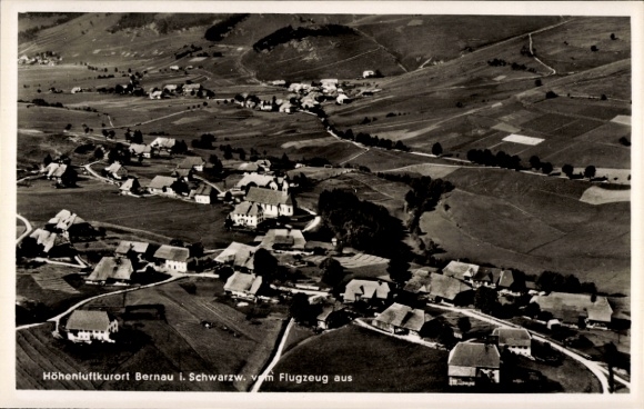 Ak Bernau im Schwarzwald, Luftaufnahme