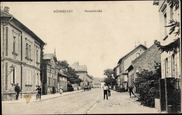 Postcard Wörrstadt in Rheinhessen, main street