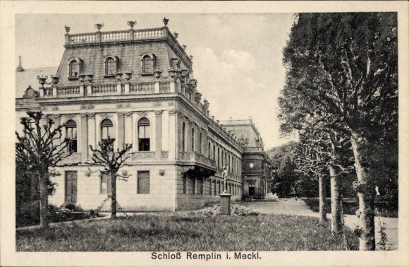 Ak Remplin Malchin in Mecklenburg, Schloss Remplin