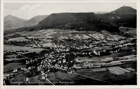 Ak Oeschingen Öschingen Mössingen in Württemberg, luchtfoto