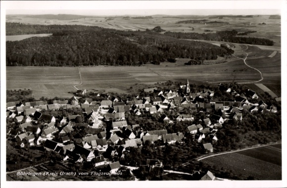 Postcard Böhringen in the Swabian Alb, aerial photograph