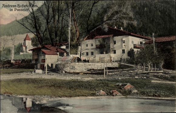 Postcard Sankt Leonhard in Passeier San Leonardo in Passiria Südtirol, Andreas Hofer Haus