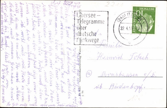 Postcard Besdorf b. Itzehoe Holstein, bakery, school