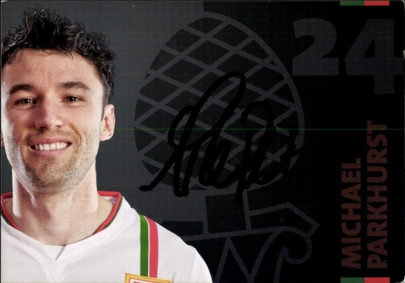 Autogrammkarte Fußballer Michael Parkhurst, FC Augsburg, Autogramm