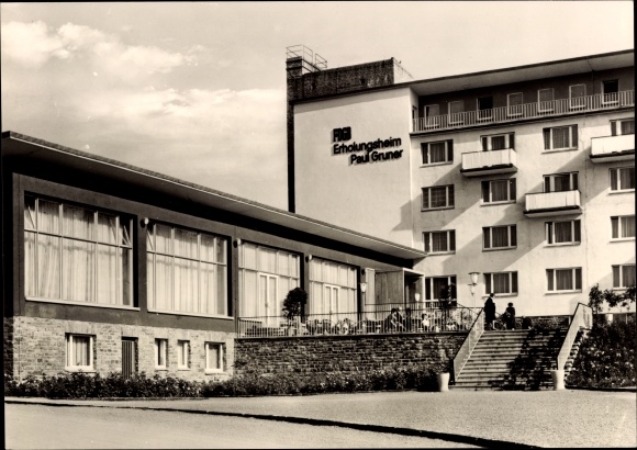 Postcard Rauschenbach Cämmerswalde Neuhausen in the Ore Mountains, FDGB convalescent home Paul Gruner