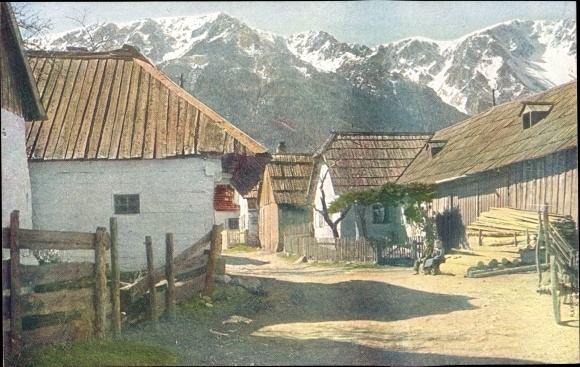 PC Schneebergdörfl Lower Austria, village motif
