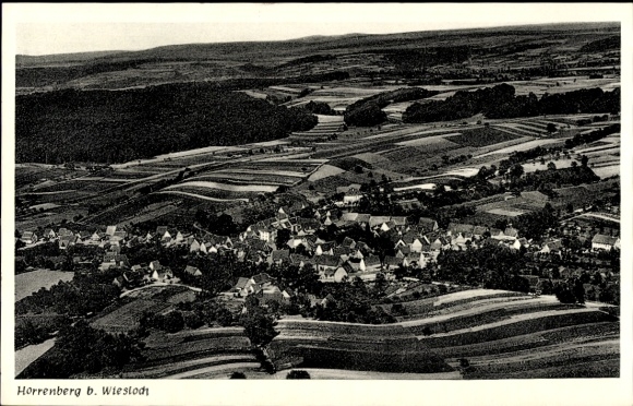 Ak Horrenberg Dielheim in Baden, Landschaftsaufnahme