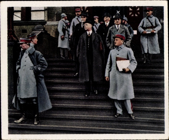 Obraz kolekcjonerski Okres powojenny nr 61, styczeń 1923, okupacja Zagłębia Ruhry, aresztowanie Fritza Thyssena