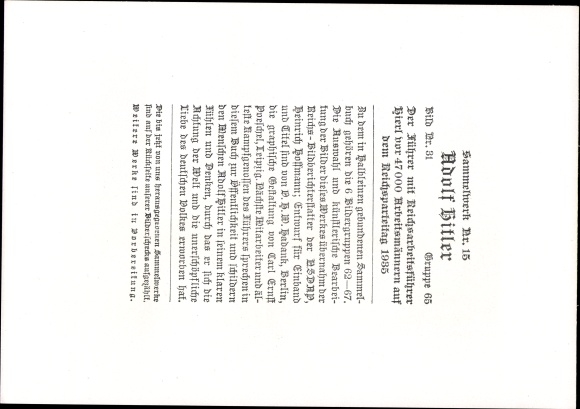 Collective picture Adolf Hitler, Reich Labor Leader Hierl, RAD, Reich Party Rally 1935, collective work 15 picture 31