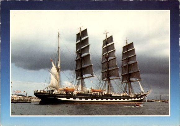 Ak Segelschiff, Schiff, Hafen