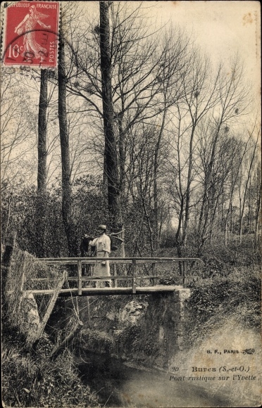 KP Bures Essonne, Pont rustique sur l'Yvette