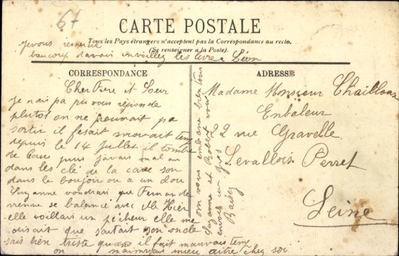 Postcard Veulettes sur Mer Seine Maritime, beach, cabins