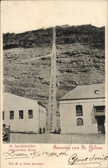 Postcard Jamestown Island St Helena, St Jacob's Ladder