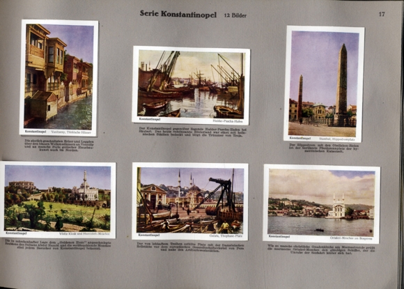 With Eckstein through the world II foreign collecting picture album Eckstein + Eckstein-Halpaus cigarette factory