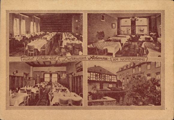 Postcard Adenau in the Eifel, Hotel Eifeler Hof