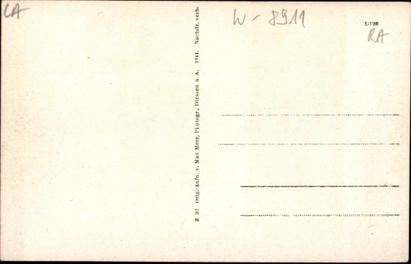 PC Unterfinnig Finnig Landsberg am Lech, total, street section, war memorial, business v. Beinhofer