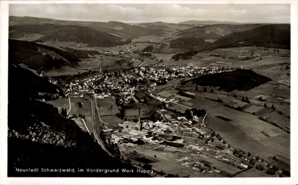 Ak Neustadt im Schwarzwald, Luftaufnahme