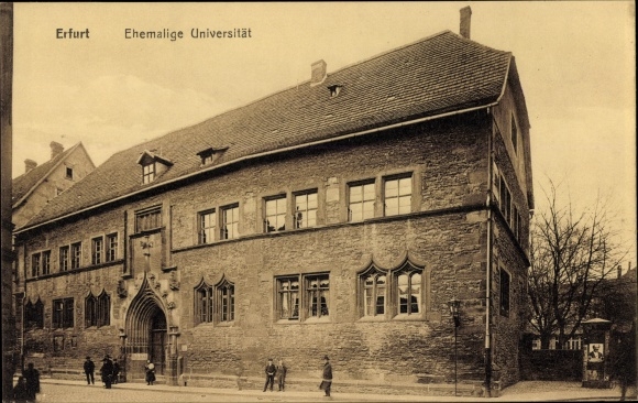 Postcard Erfurt in Thuringia, former university