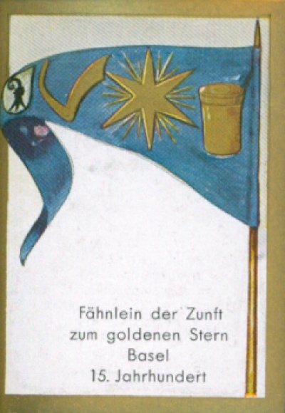 Collection picture Ulmenried flag picture No. 91, pennant of the guild for the golden star Basel 15th century