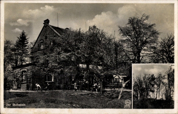 Ak Rothstein Rotstein Reichenbach in der Oberlausitz, Gasthof