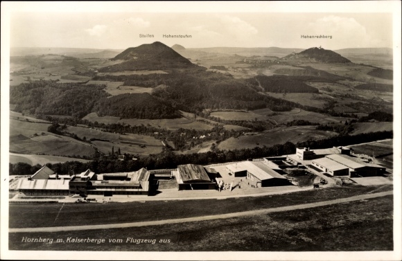 PC Schwäbisch Gmünd in the Ostalb district, Hornberg air camp, aerial photo