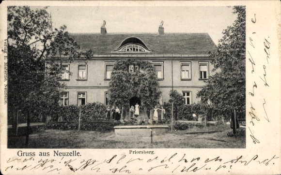 Postcard Neuzelle in Brandenburg, Priorsberg