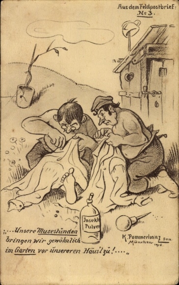 Artysta KP Pommerhanz, K., Z pola po liście 3, nasze godziny muzy, humor