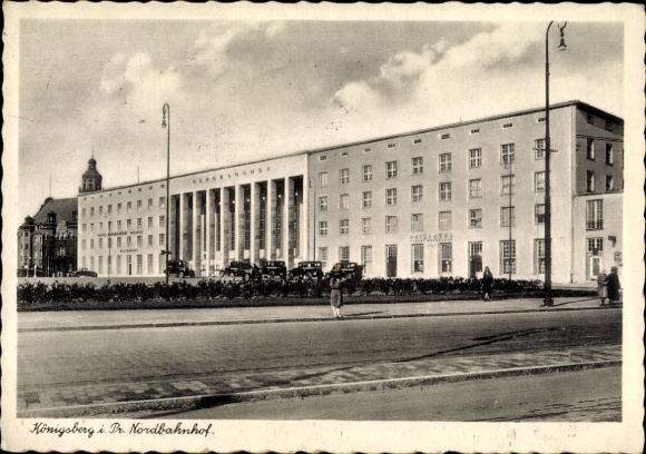 Ak Kaliningrad Königsberg Ostpreußen, Nordbahnhof