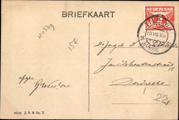 Ak Tilburg Noord-Brabant Nederland, Noordstraat