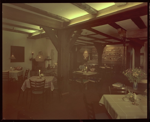 8 negatywów celuloidowych Osterholz Scharmbeck w Dolnej Saksonii, pokój hotelowy, gastronomia, restauracja