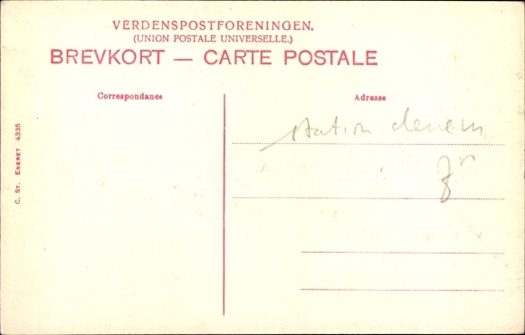 Postcard Randers Dänemark, Railway Station, Bahnhof