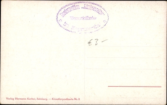 Artist PC Compton, Edward Theodore, Moserboden against Kapruner Tal