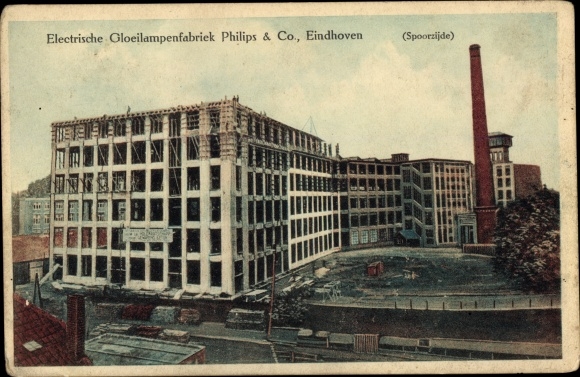 KP Eindhoven Brabancja Północna Holandia, Electrische Gloeilampenfabriek Philips & Co.